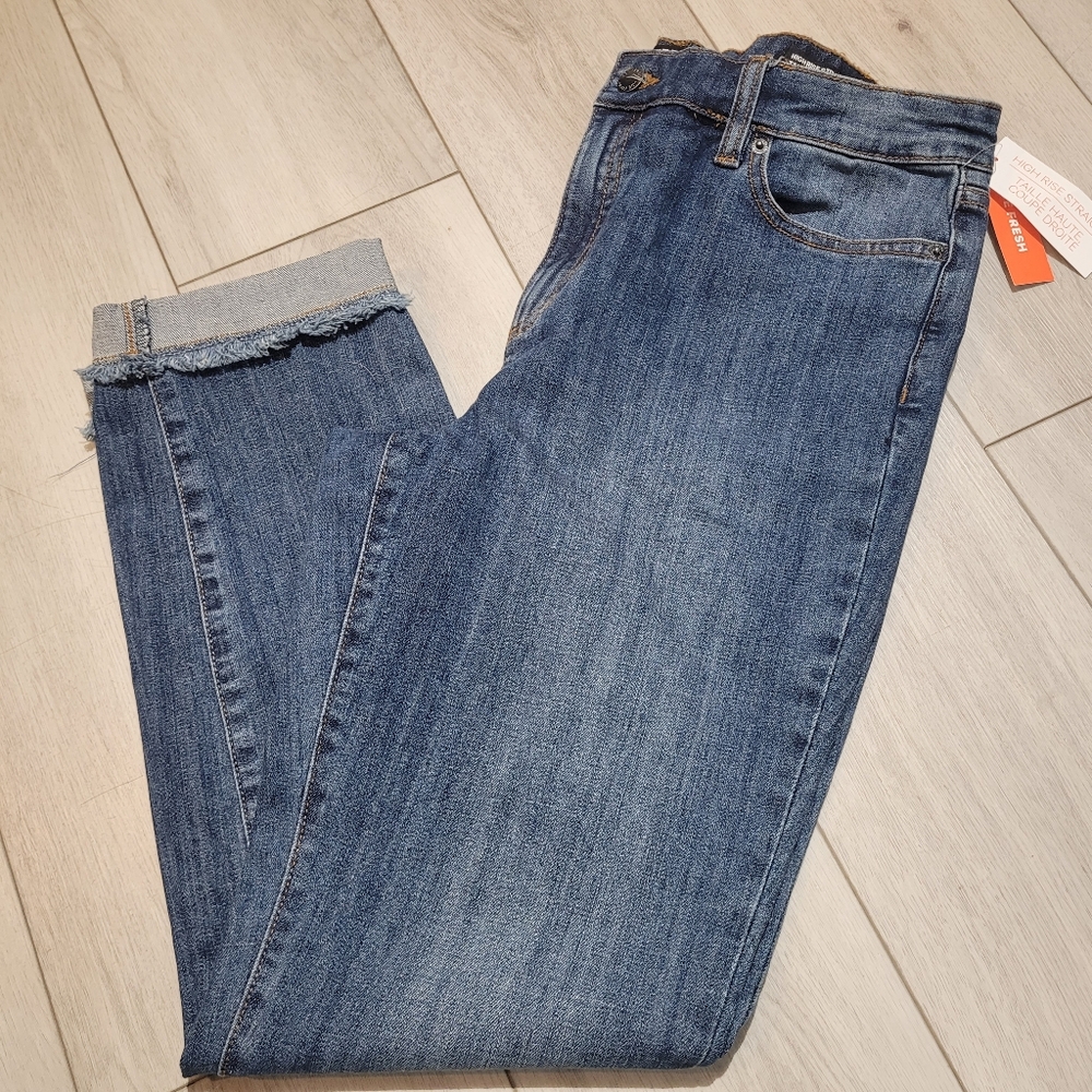 Joe Fresh Women's Straight Leg Jeans - Blue